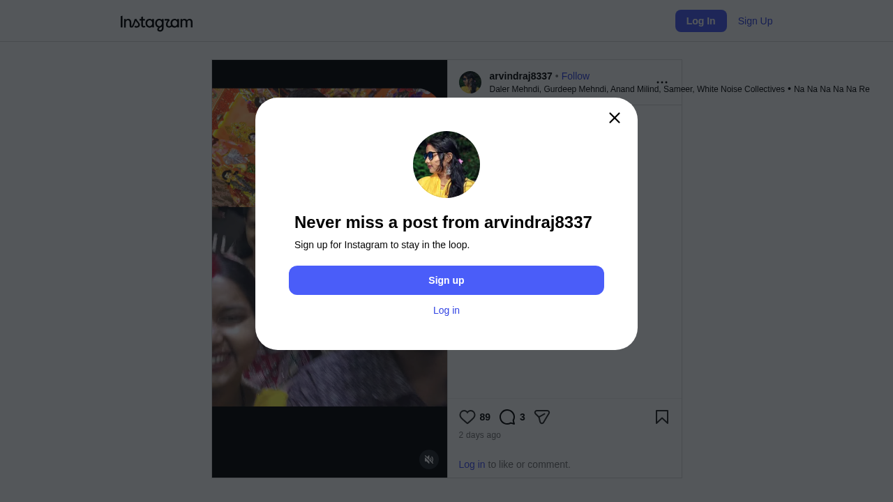 Screenshot of www.instagram.com captured during the scan