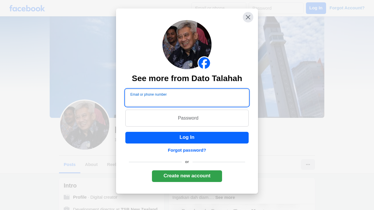 Screenshot of www.facebook.com