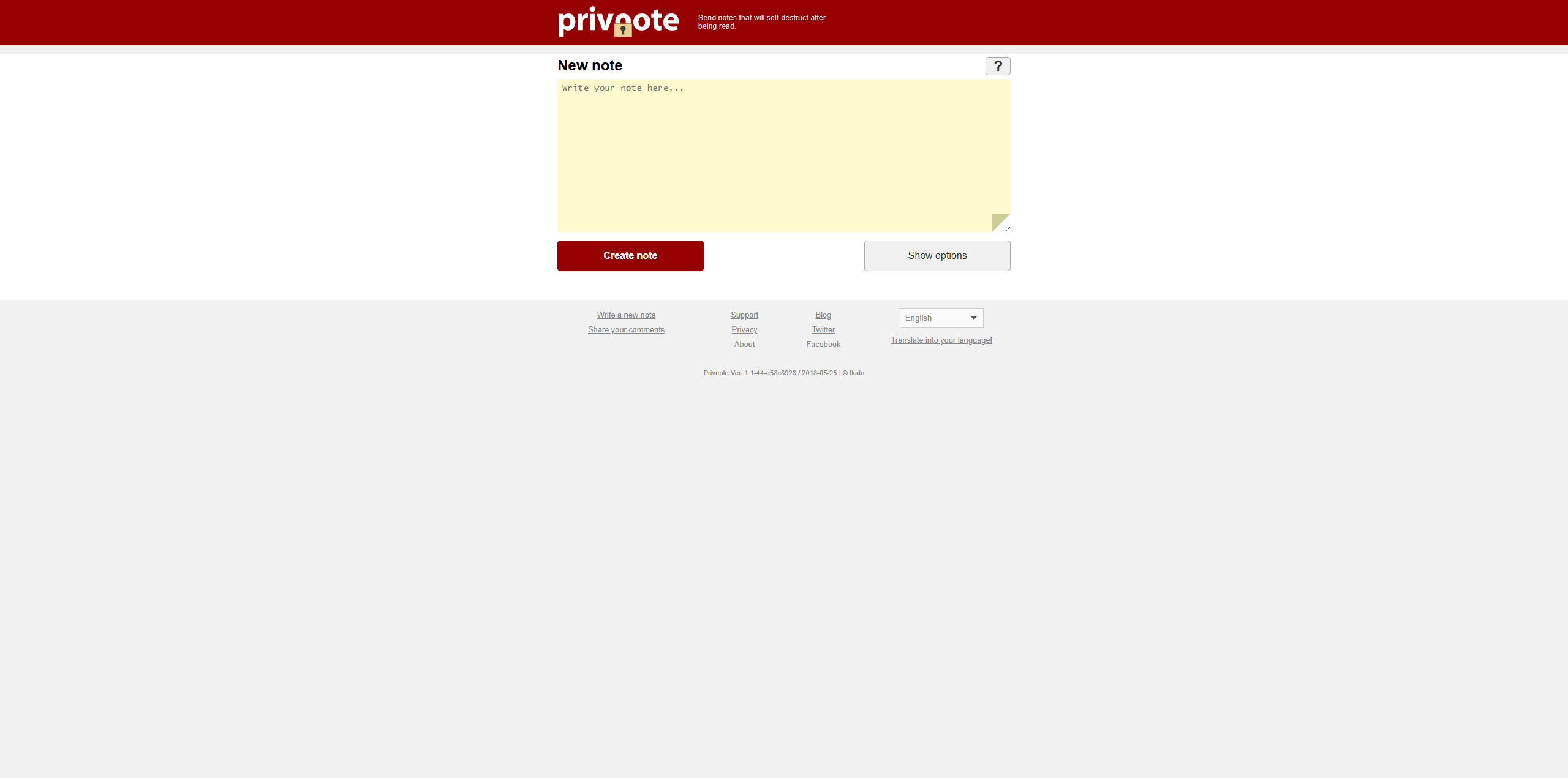 Screenshot of prvinote.com