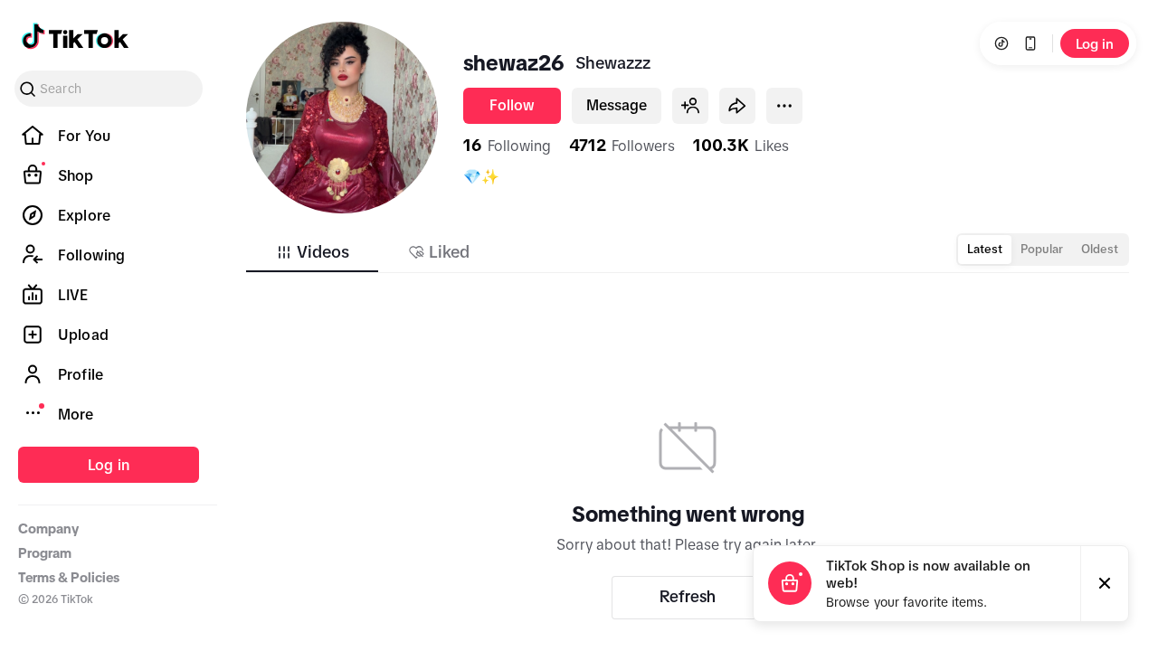Screenshot of www.tiktok.com
