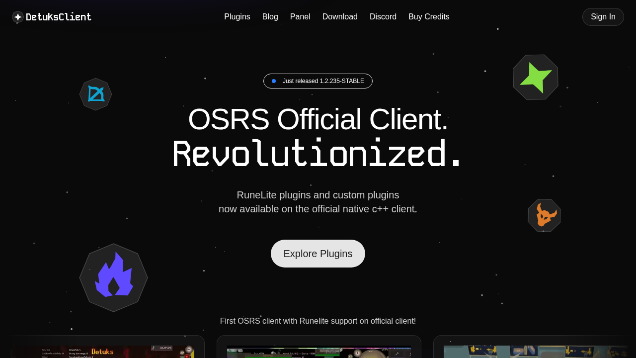 Screenshot of detuks-client.com