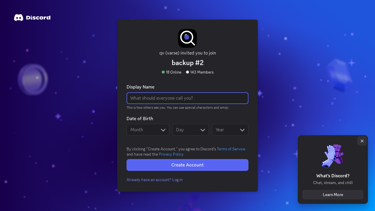 Screenshot of discord.com captured during the scan