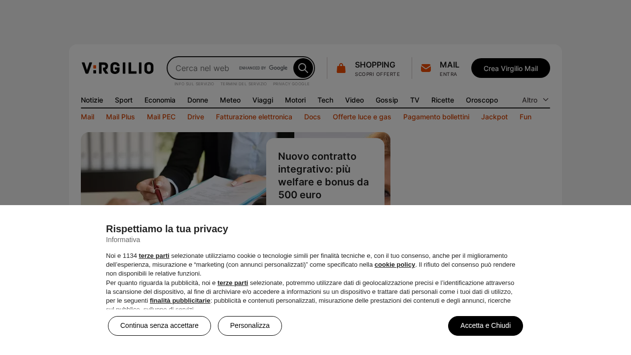 Screenshot of www.virgilio.it