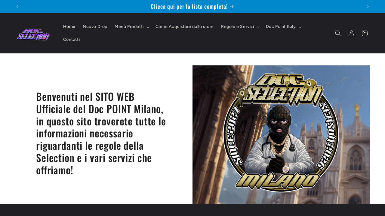 Screenshot of milano.docselection.com