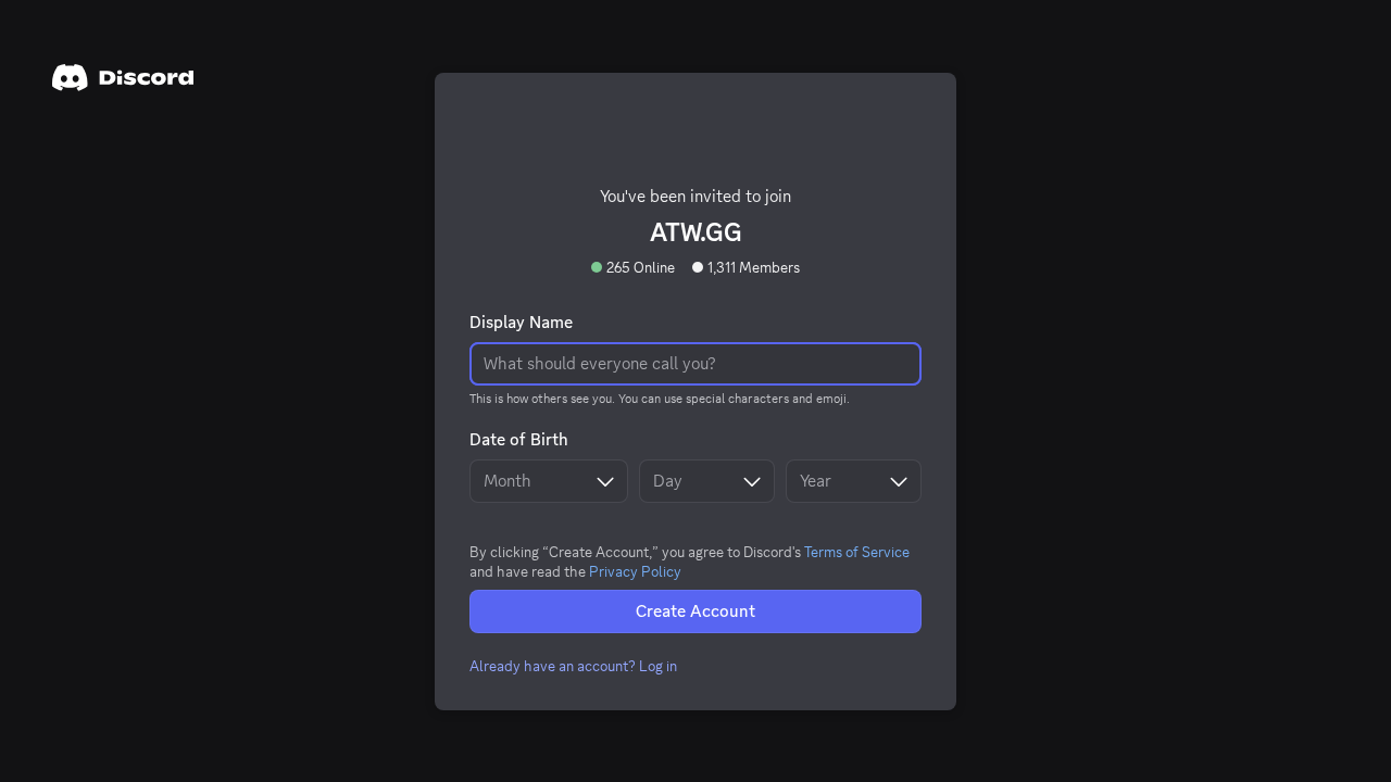 Screenshot of atw.gg