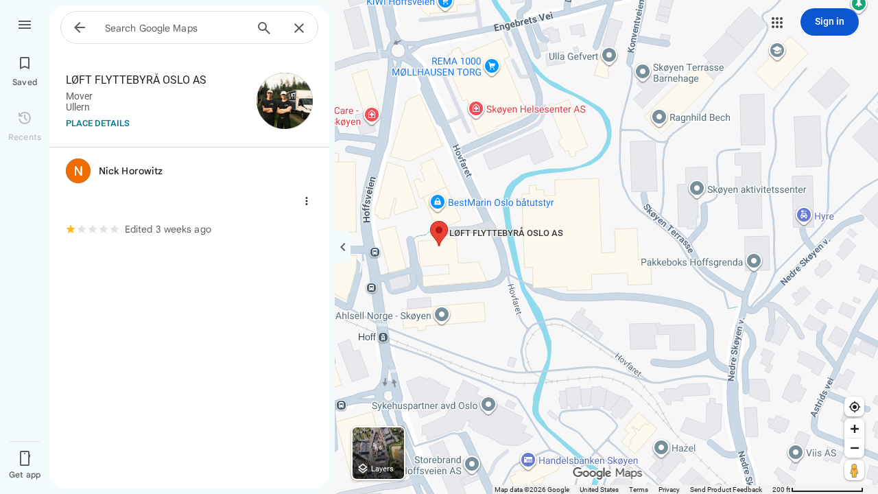 Screenshot of maps.app.goo.gl captured during the scan