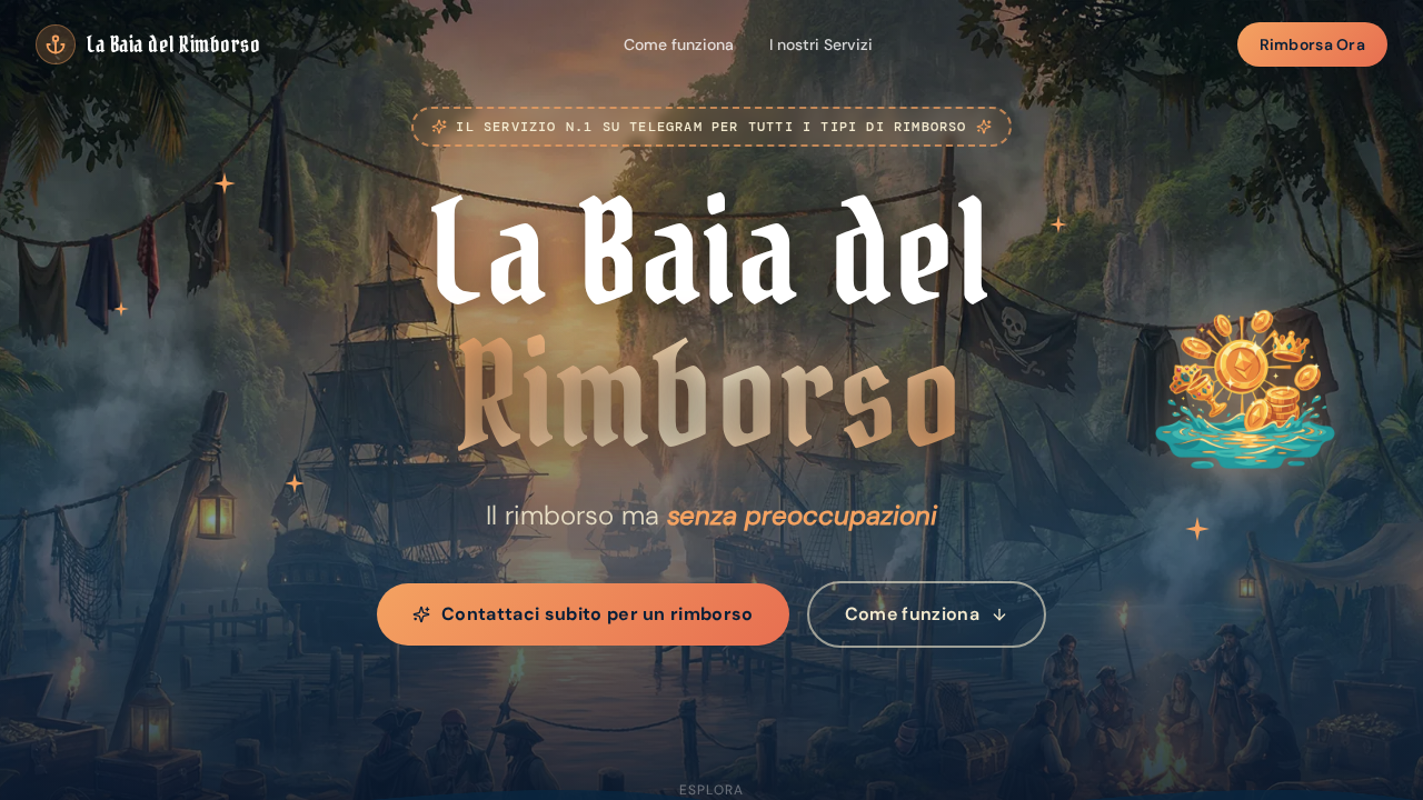 Screenshot of labaiadelrimborso.it