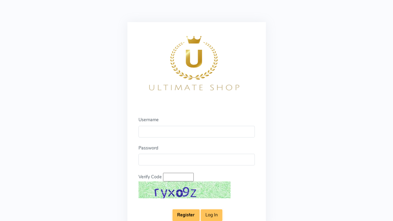 Screenshot of ultimateshops.to captured during the scan