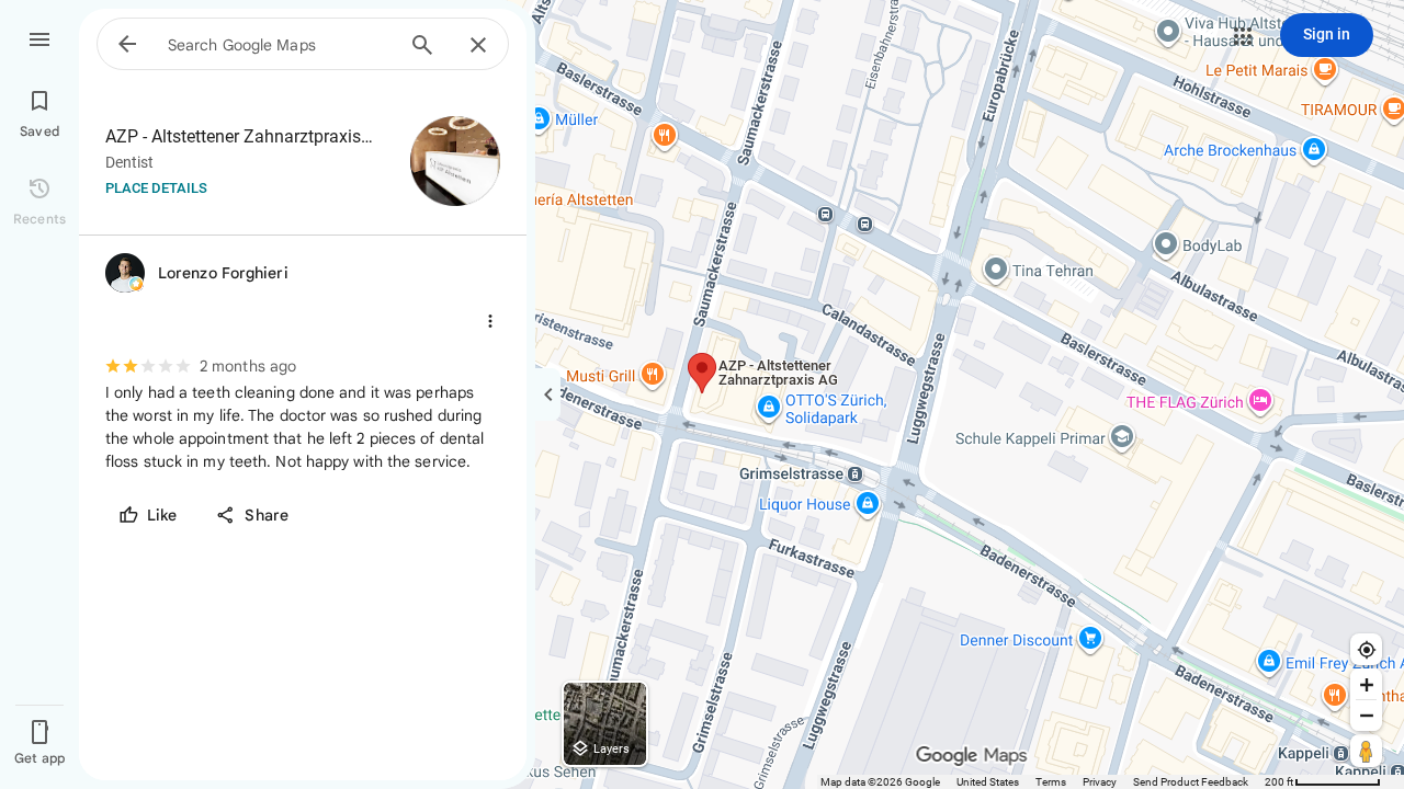Screenshot of www.google.com captured during the scan