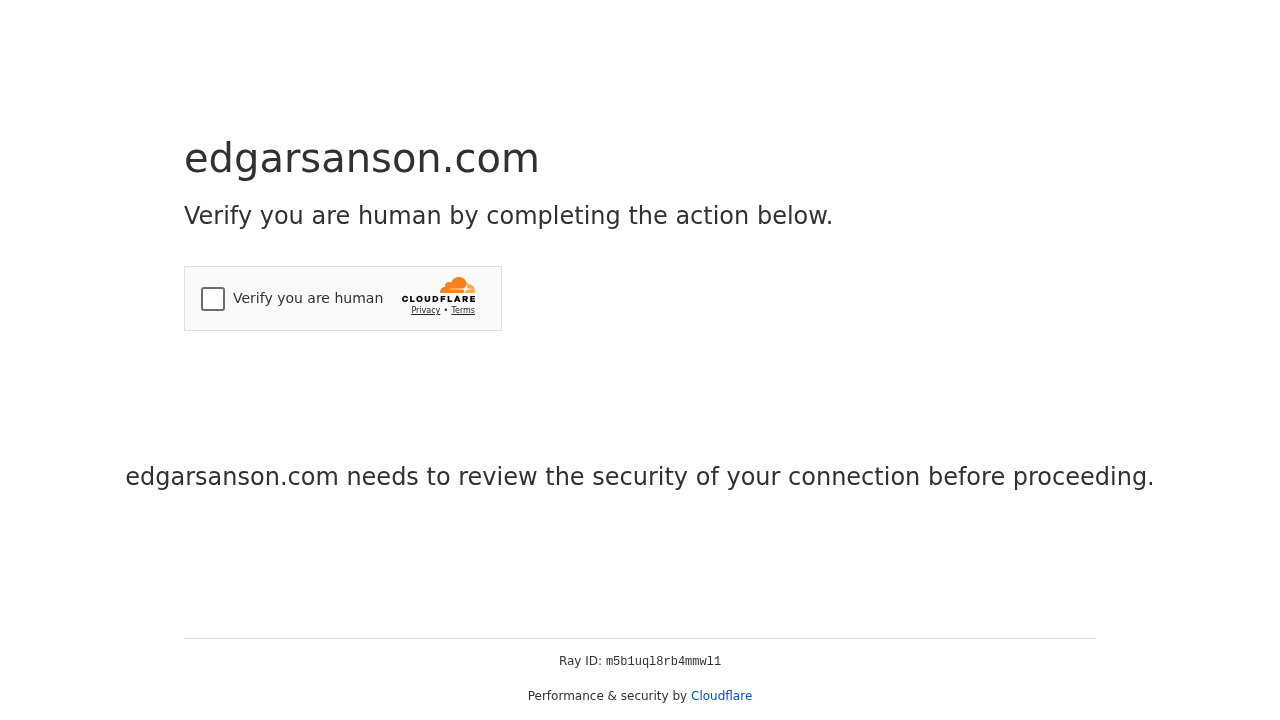Screenshot of edgarsanson.com