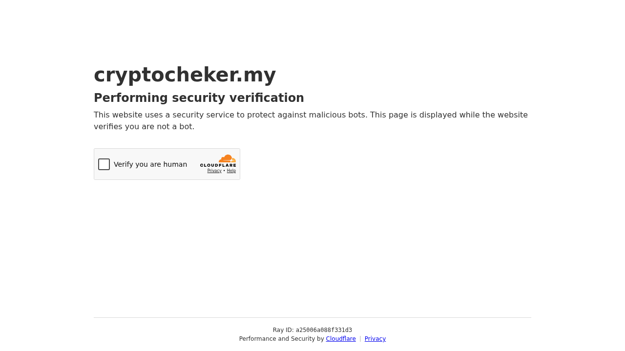 Screenshot of cryptocheker.my captured during the scan