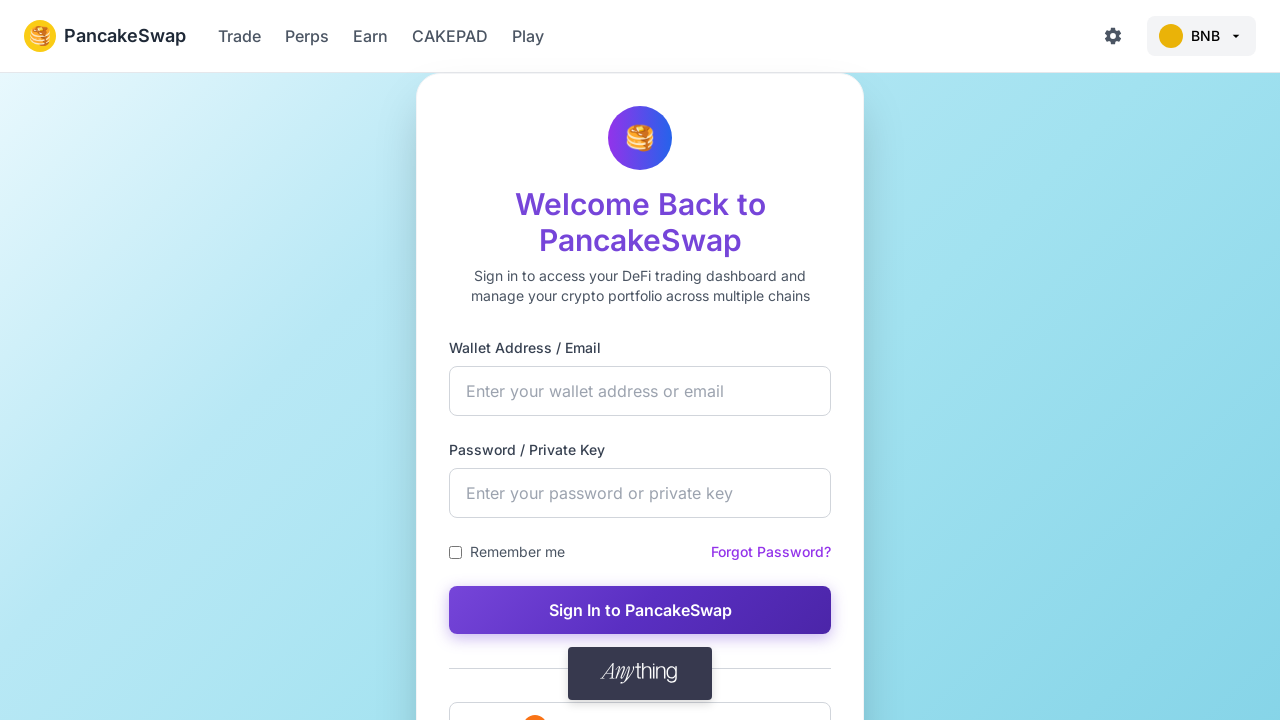 Screenshot of pancakes-wap-login.created.app