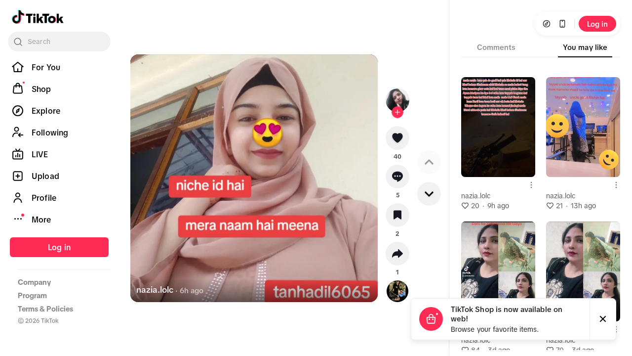 Screenshot of vt.tiktok.com