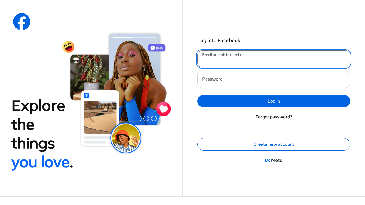 Screenshot of www.facebook.com captured during the scan