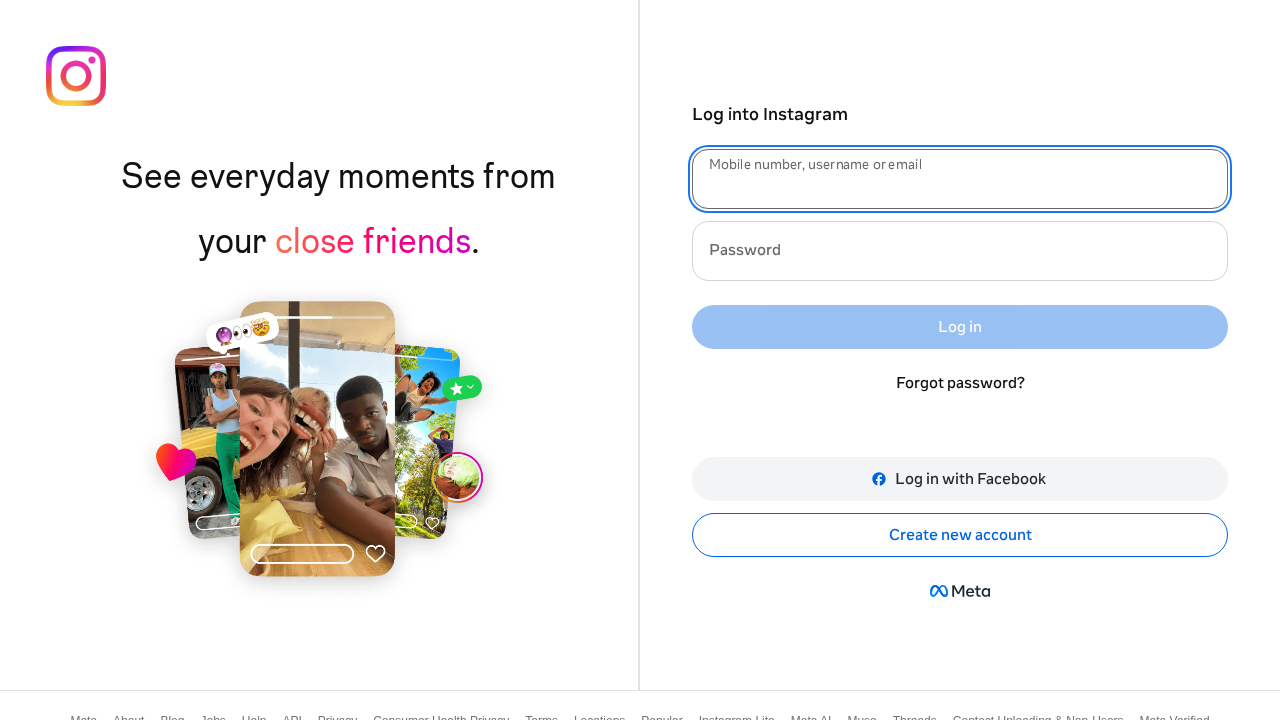 Screenshot of www.imstagram.com captured during the scan