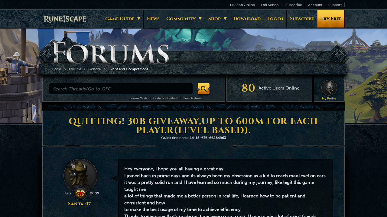 Screenshot of runescapesoldschool.gamingvote.com