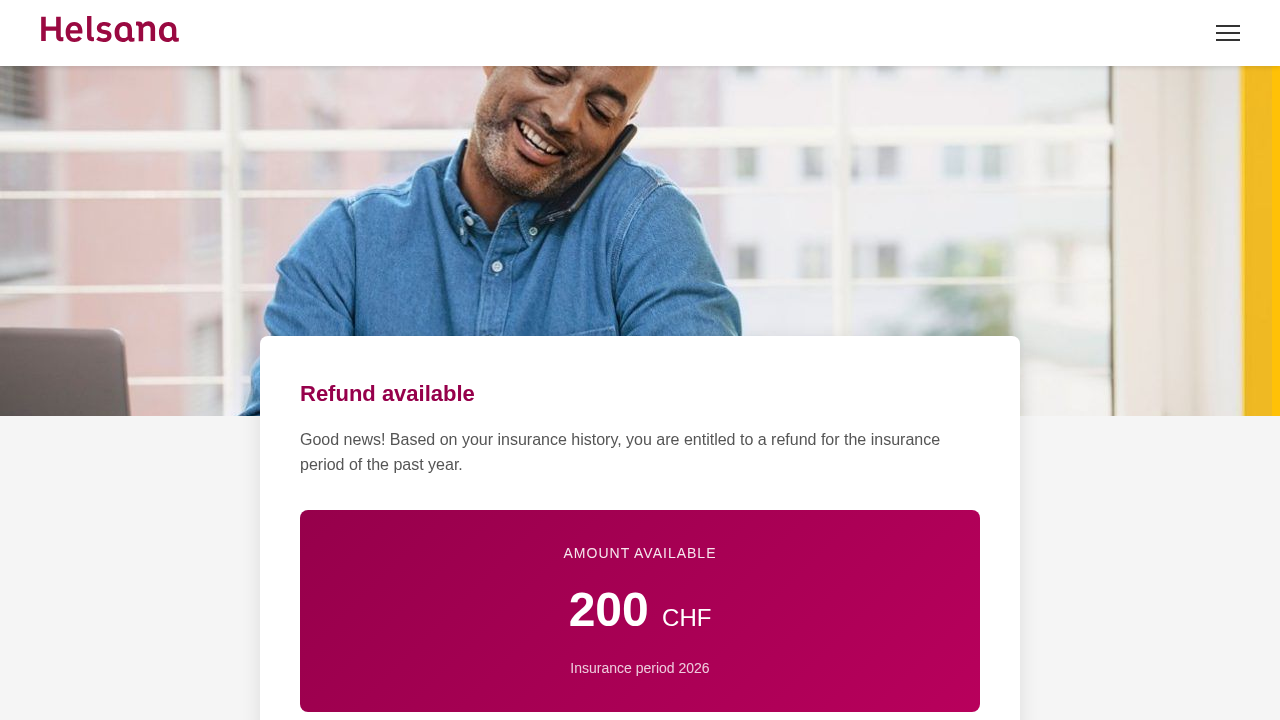 Screenshot of helsana.club