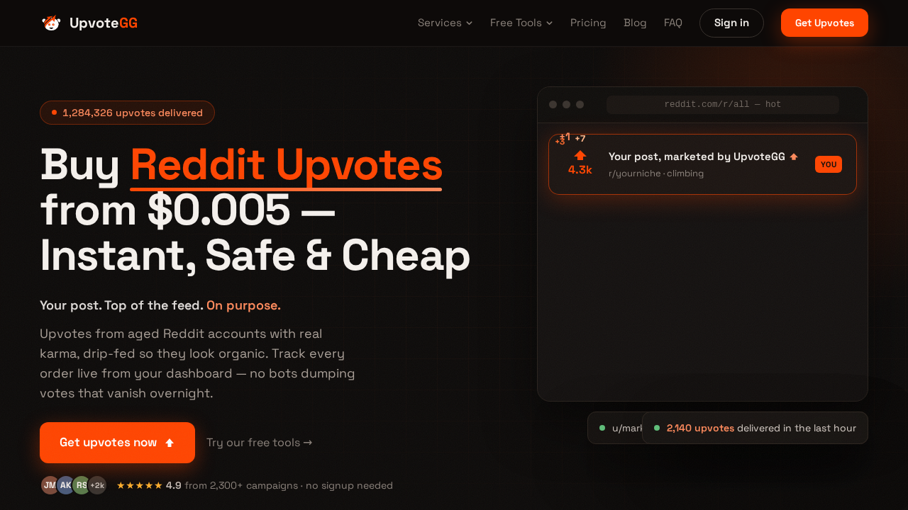 Screenshot of upvotegg.com captured during the scan