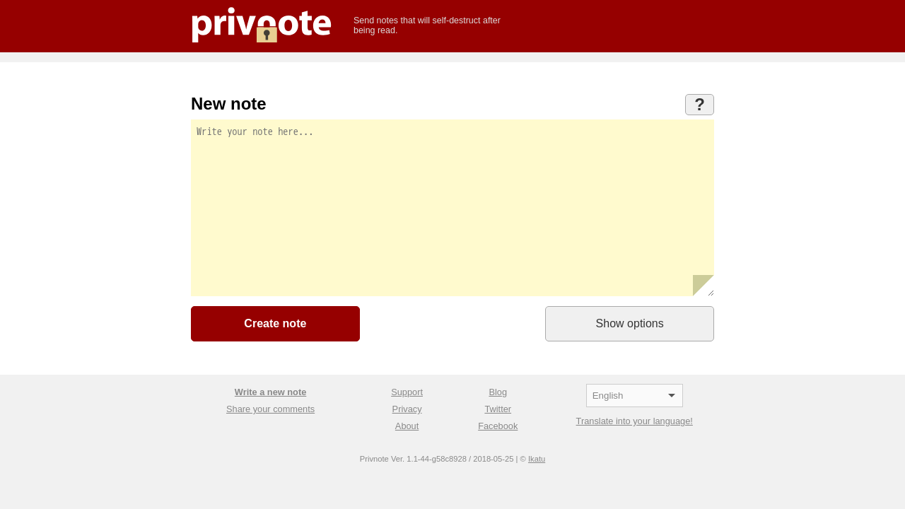 Screenshot of primvote.com