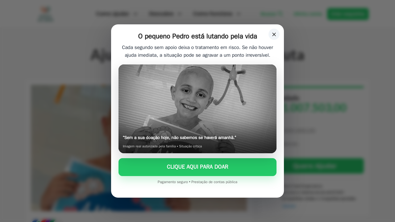 Screenshot of doacaomaosdobem.com