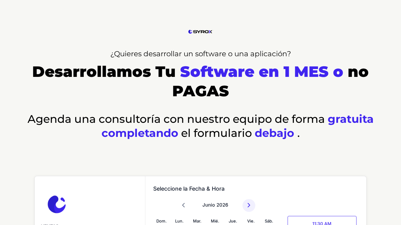 Screenshot of web.syroxtech.com