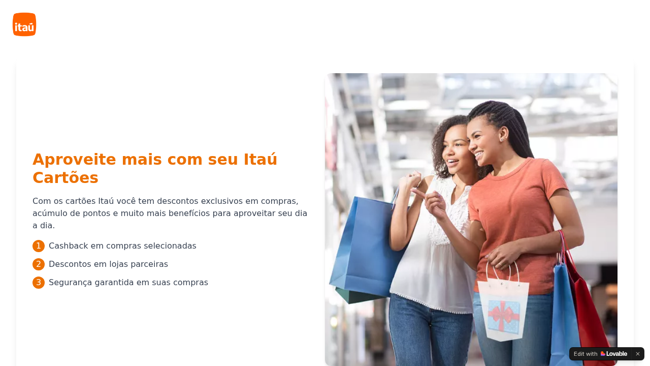 Screenshot of faturaitau.lovable.app