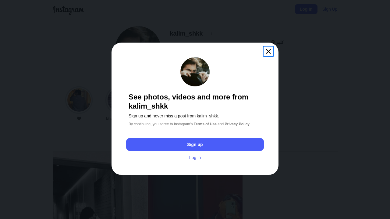 Screenshot of www.instagram.com