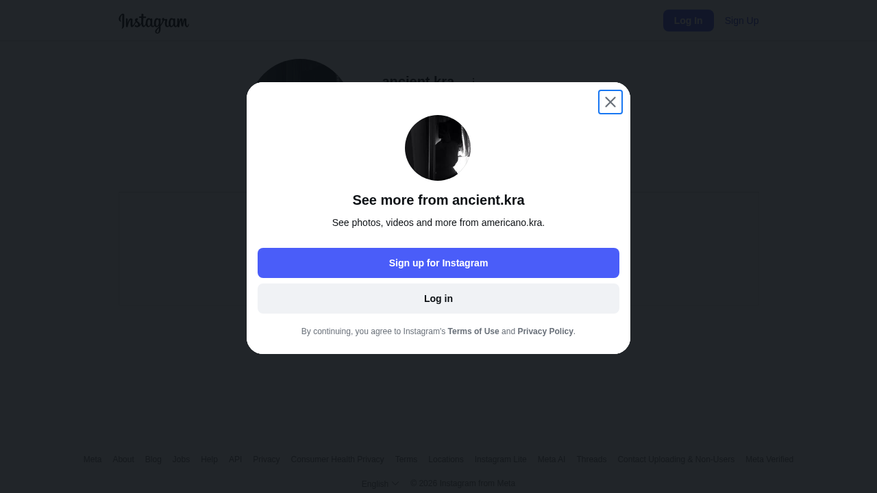 Screenshot of www.instagram.com