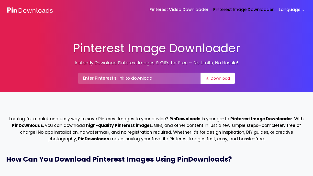 Screenshot of pindownloads.com
