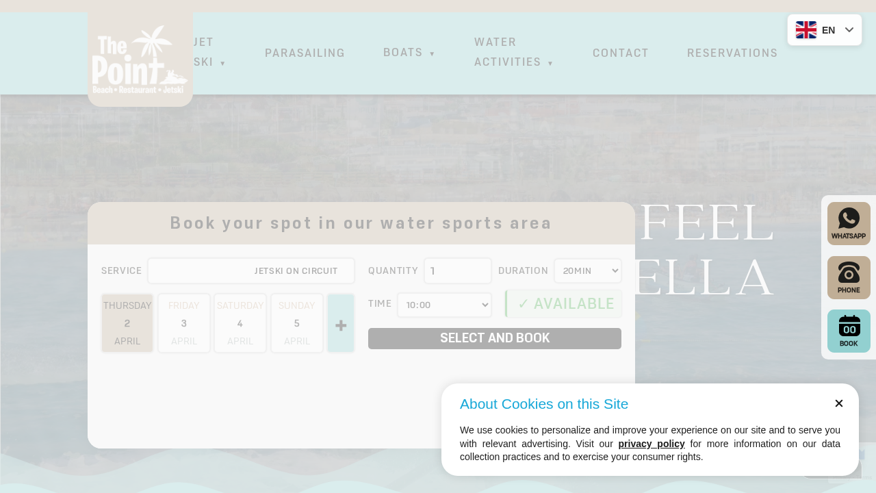 Screenshot of thepointjetski.com