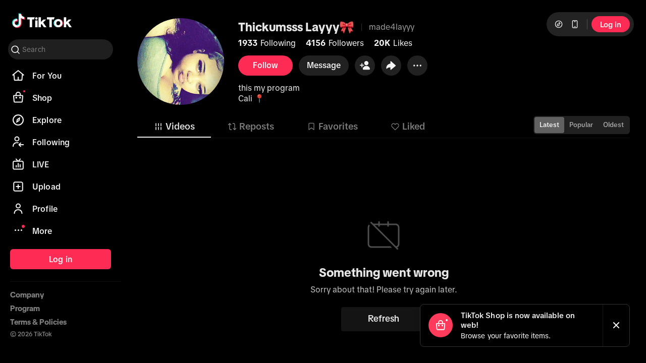 Screenshot of www.tiktok.com