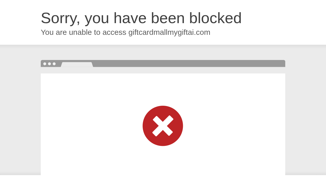 Screenshot of giftcardmallmygiftai.com