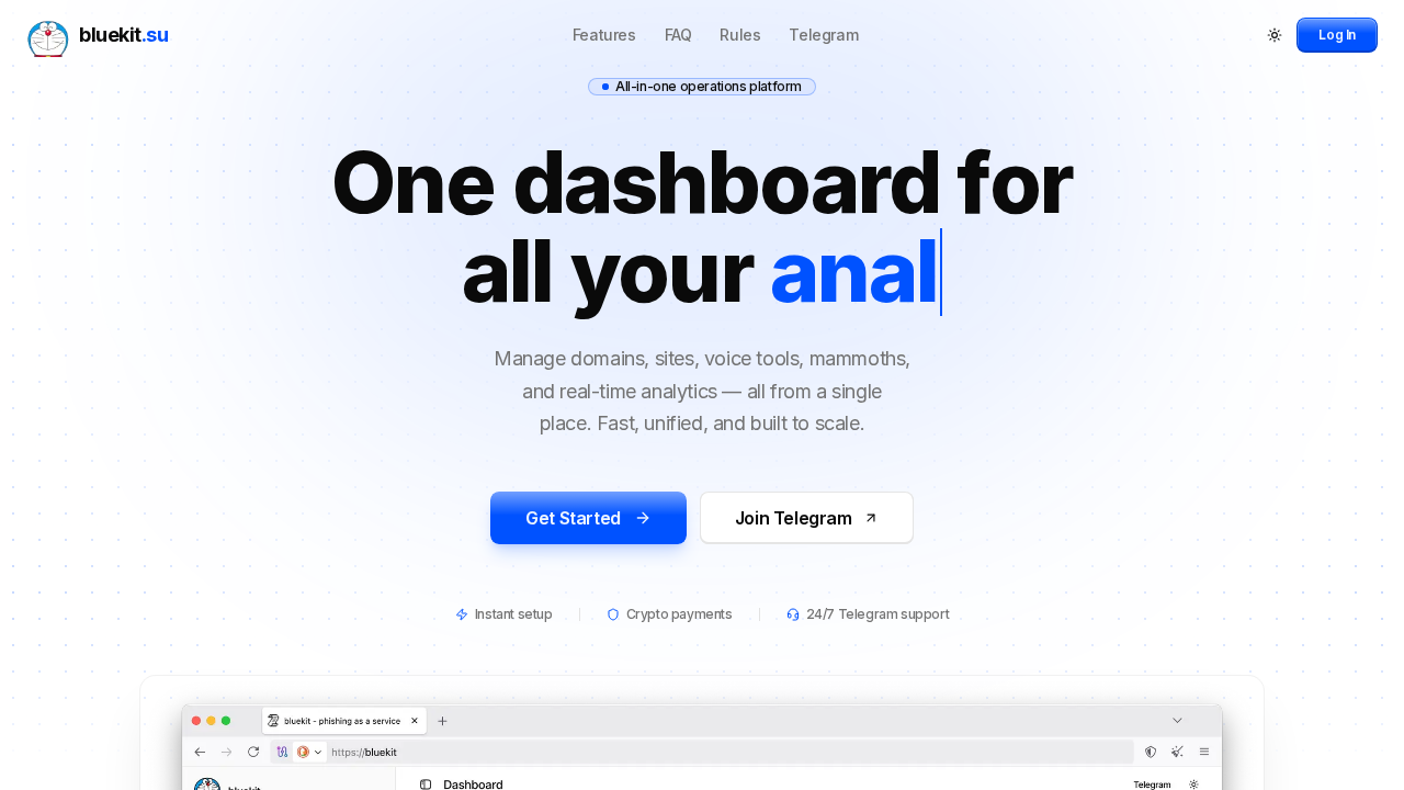 Screenshot of bluekit.su